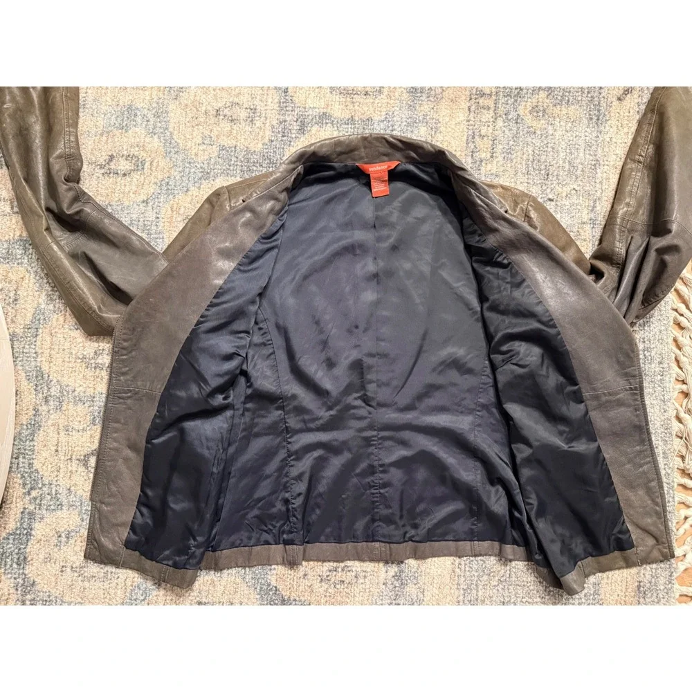 Sundance Leather Jacket Size Medium Excellent‎ Condition